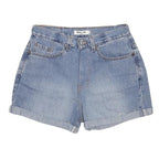 LEVI'S Womens Denim Blue Casual Shorts M W29 Rolled Hem Cotton