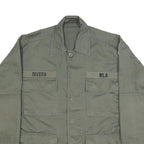 ROTHCO B.D.U Mens Green Button Cotton Blend Military Jacket S Combat Style