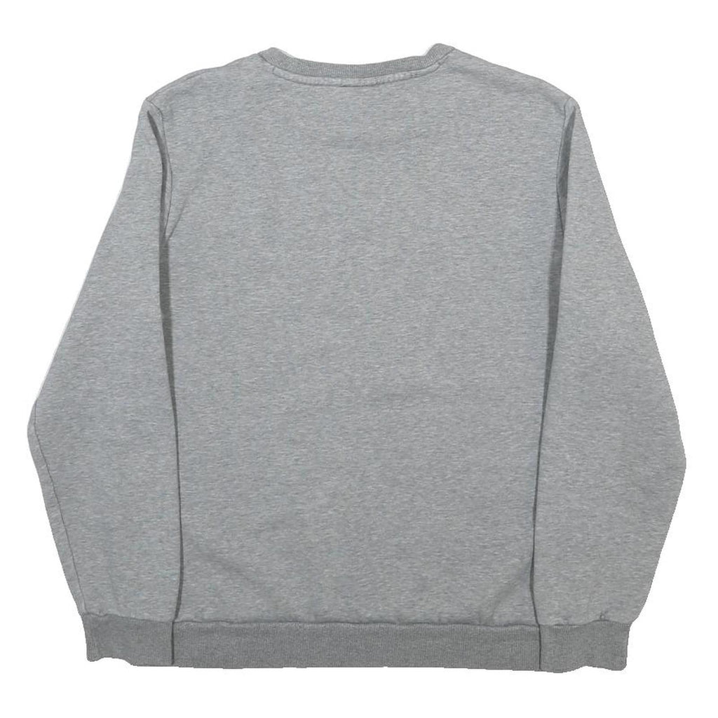 PUMA Womens Grey Crew Neck Sweatshirt M Cotton Blend Casual Pullover