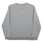PUMA Womens Grey Crew Neck Sweatshirt M Cotton Blend Casual Pullover