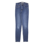 LEVI'S 721 Womens Jeans Blue Slim Skinny Denim Medium W26 L28 Stylish Stretch