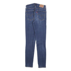 LEVI'S 721 Womens Jeans Blue Slim Skinny Denim Medium W26 L28 Stylish Stretch