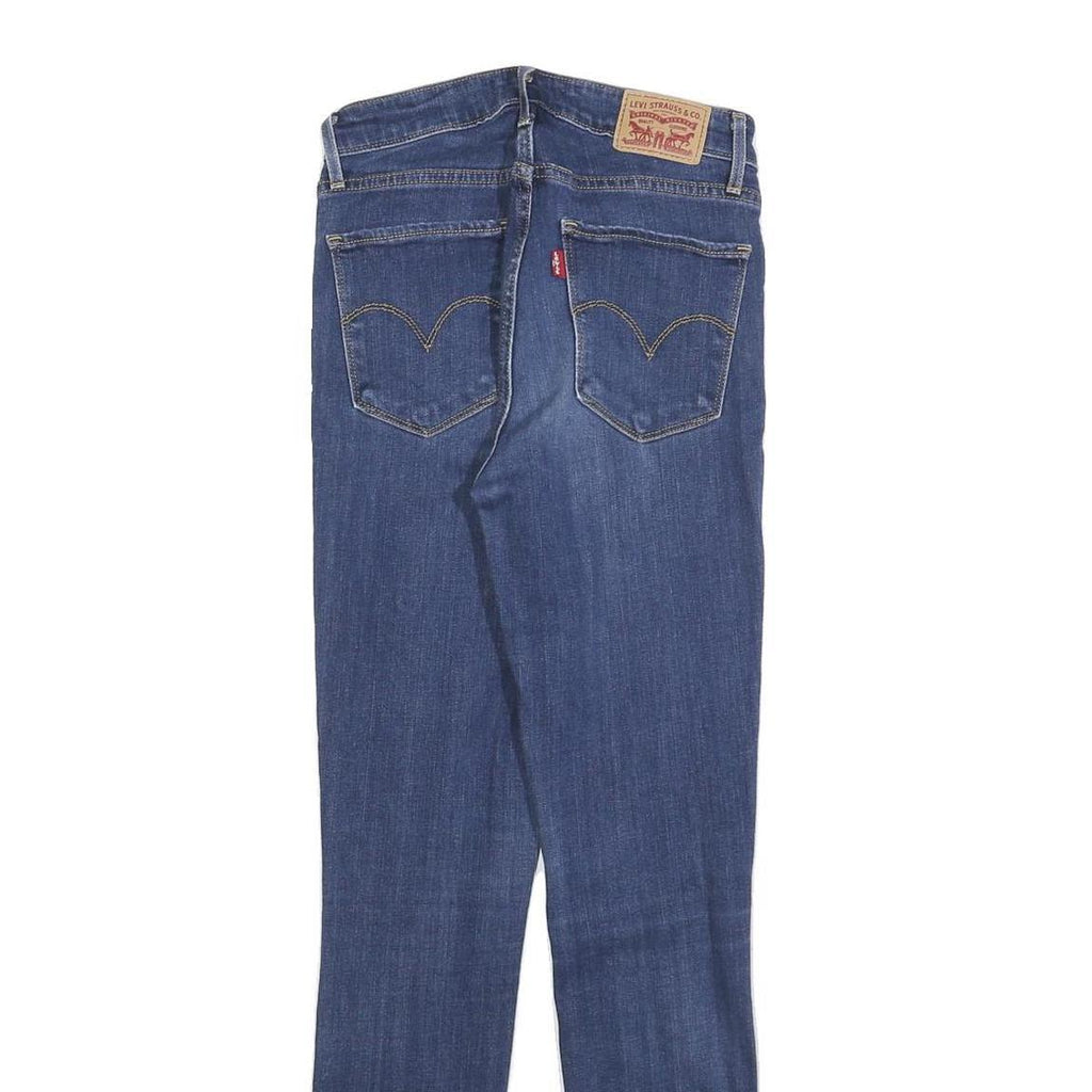 LEVI'S 721 Womens Jeans Blue Slim Skinny Denim Medium W26 L28 Stylish Stretch