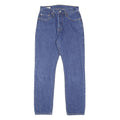 LEVI'S 501 BIG E Womens Jeans Blue Regular Straight Denim Raw W27 L30 Classic