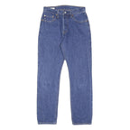 LEVI'S 501 BIG E Womens Jeans Blue Regular Straight Denim Raw W27 L30 Classic