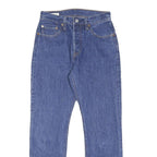 LEVI'S 501 BIG E Womens Jeans Blue Regular Straight Denim Raw W27 L30 Classic