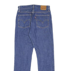 LEVI'S 501 BIG E Womens Jeans Blue Regular Straight Denim Raw W27 L30 Classic