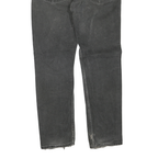 LEVI'S Womens Regular Fit Black Denim Jeans W32 L30 Cotton Blend Zip Pockets