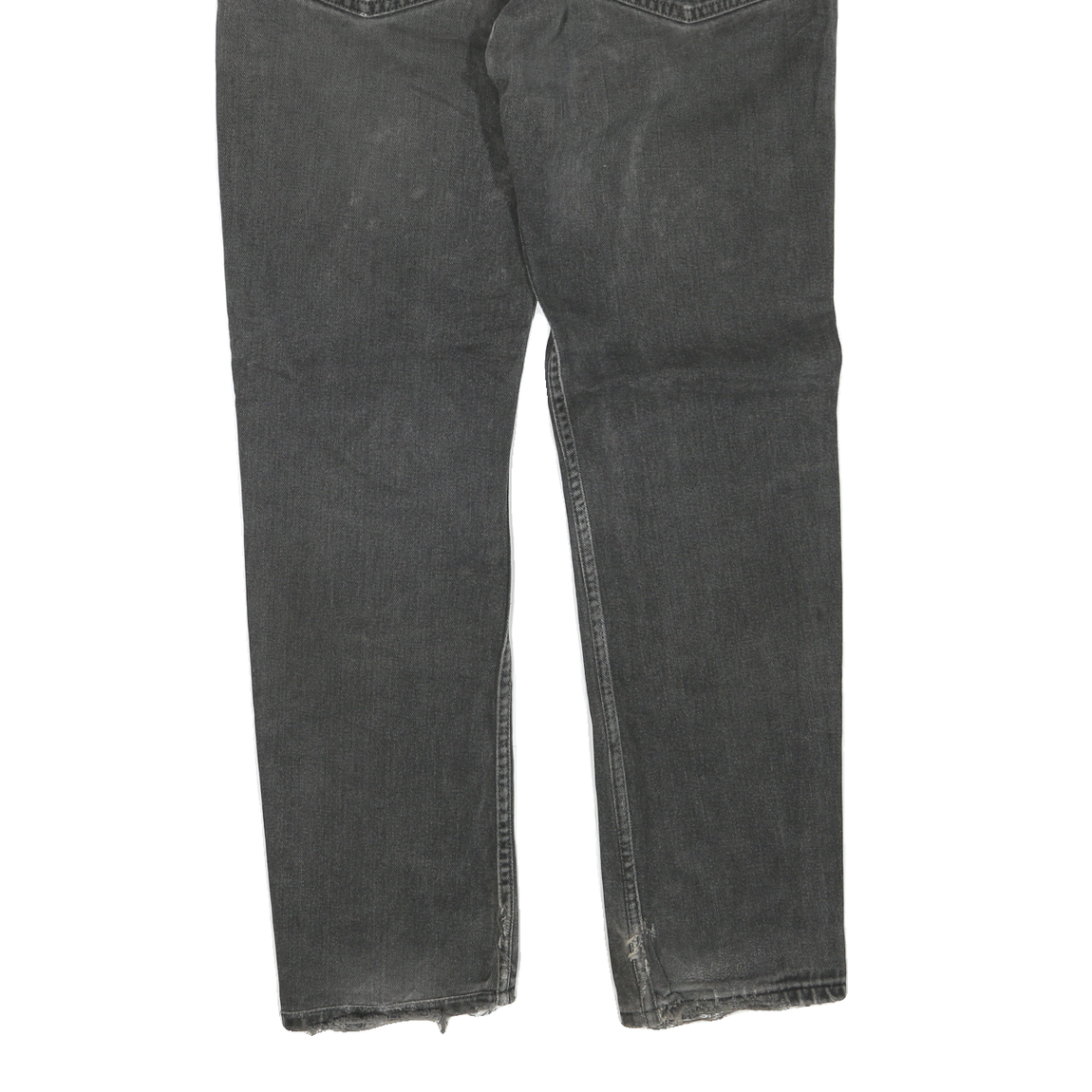 LEVI'S Womens Regular Fit Black Denim Jeans W32 L30 Cotton Blend Zip Pockets