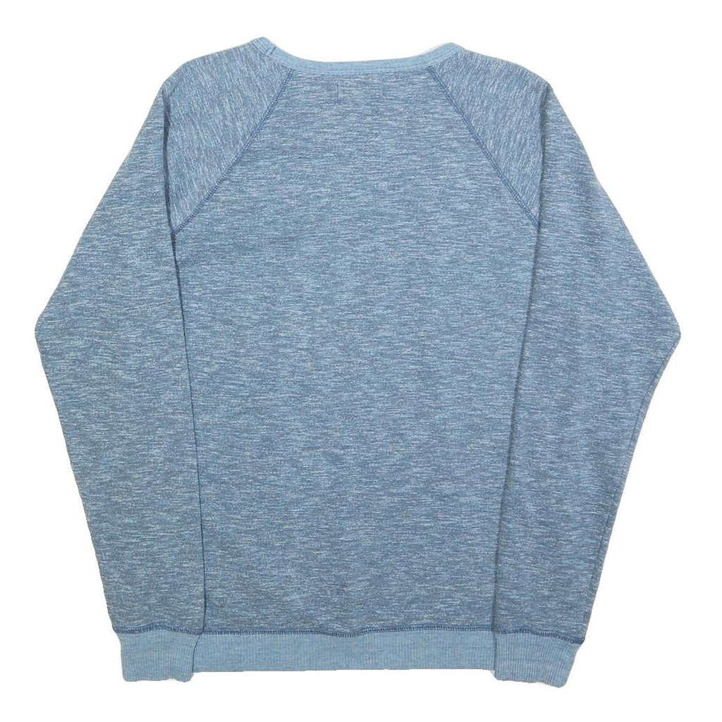 DIESEL Mens Blue Cotton Blend Sweatshirt S Pullover Round Neck Casual