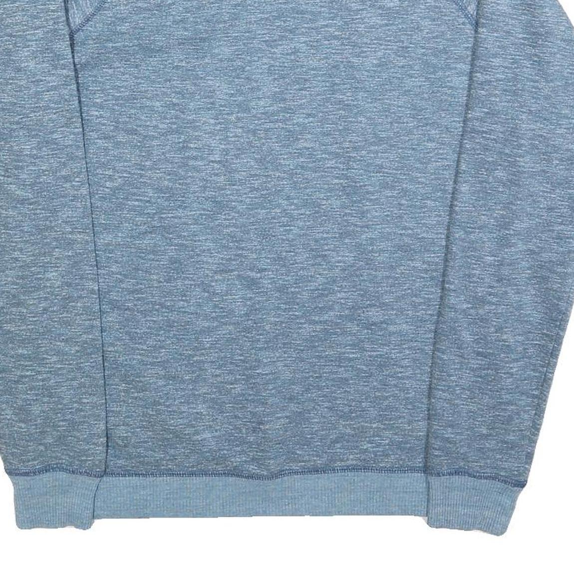 DIESEL Mens Blue Cotton Blend Sweatshirt S Pullover Round Neck Casual