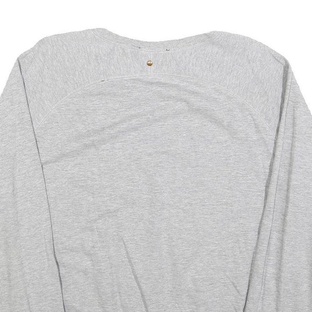 DIESEL Womens Grey Flamingo Graphic Crew Neck XS Sweatshirt Cotton Blend