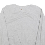 DIESEL Womens Grey Flamingo Graphic Crew Neck XS Sweatshirt Cotton Blend