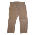 DICKIES Mens Jeans Brown Regular Straight Denim Medium W40 L29 Workwear