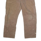 DICKIES Mens Jeans Brown Regular Straight Denim Medium W40 L29 Workwear