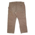 DICKIES Mens Jeans Brown Regular Straight Denim Medium W40 L29 Workwear