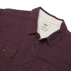 VANS Mens Maroon Shirt S Cotton Blend Casual Button Up Long Sleeve