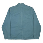 CARHARTT WIP Michigan Coat  Mens Blue Cotton Button Jacket L Workwear Durable