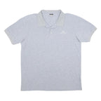 KAPPA Mens Grey Polo Shirt XL Cotton Blend Short Sleeve Classic Fit Casual