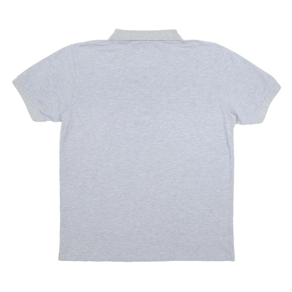 KAPPA Mens Grey Polo Shirt XL Cotton Blend Short Sleeve Classic Fit Casual