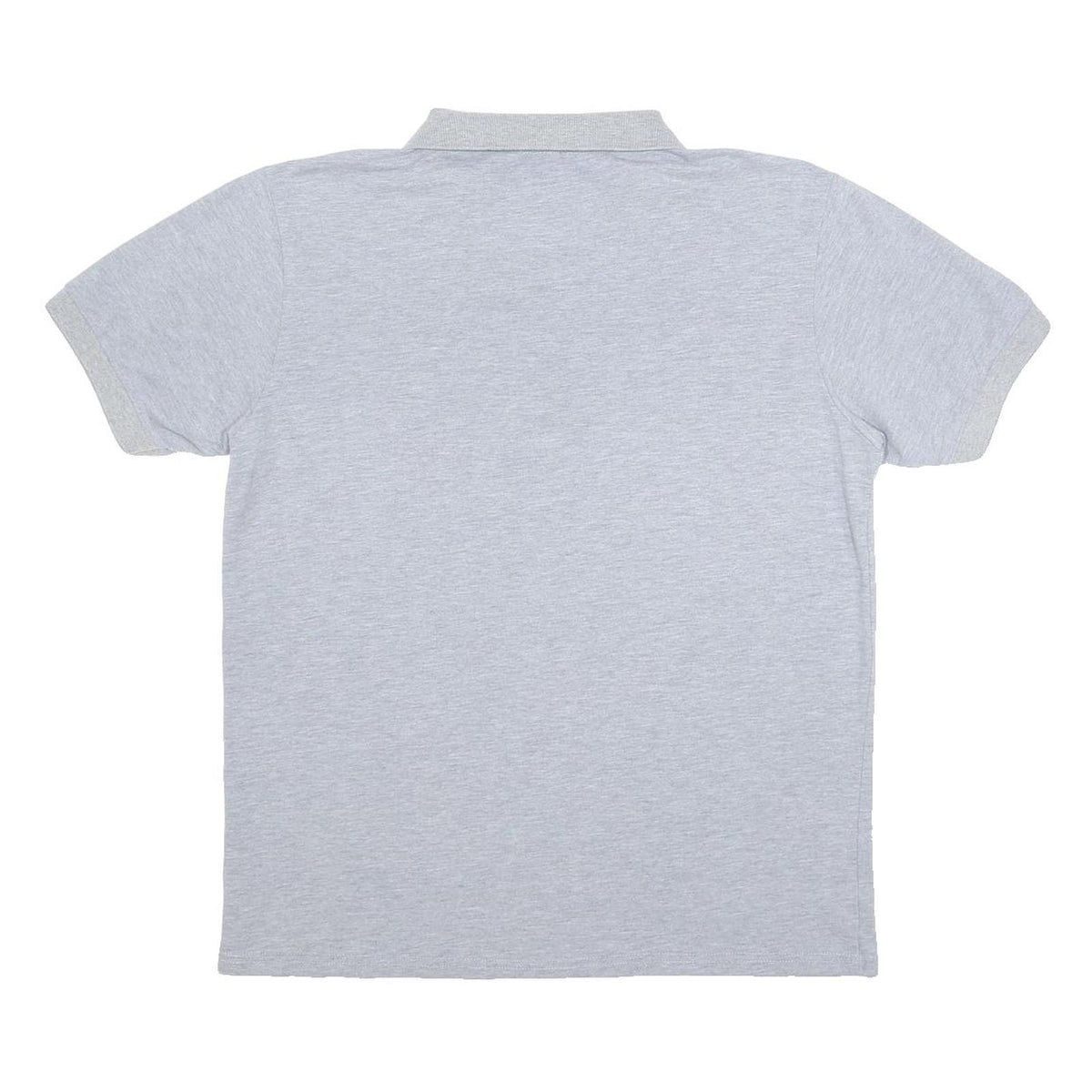 KAPPA Mens Grey Polo Shirt XL Cotton Blend Short Sleeve Classic Fit Casual