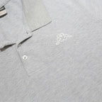 KAPPA Mens Grey Polo Shirt XL Cotton Blend Short Sleeve Classic Fit Casual
