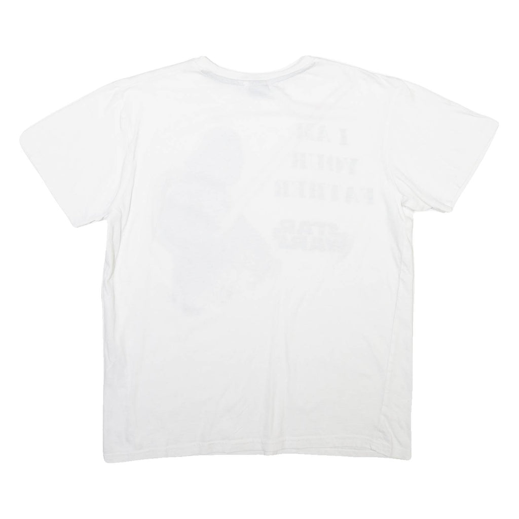STAR WARS Darth Vader Mens T-Shirt White L
