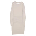 HOUSE OF CB Womens Cream Bodycon Polyester Blend Dress Long Sleeve XS Elegant