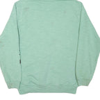 CARHARTT Mens Green Pullover Hoodie M Logo Print Workwear Cotton Blend