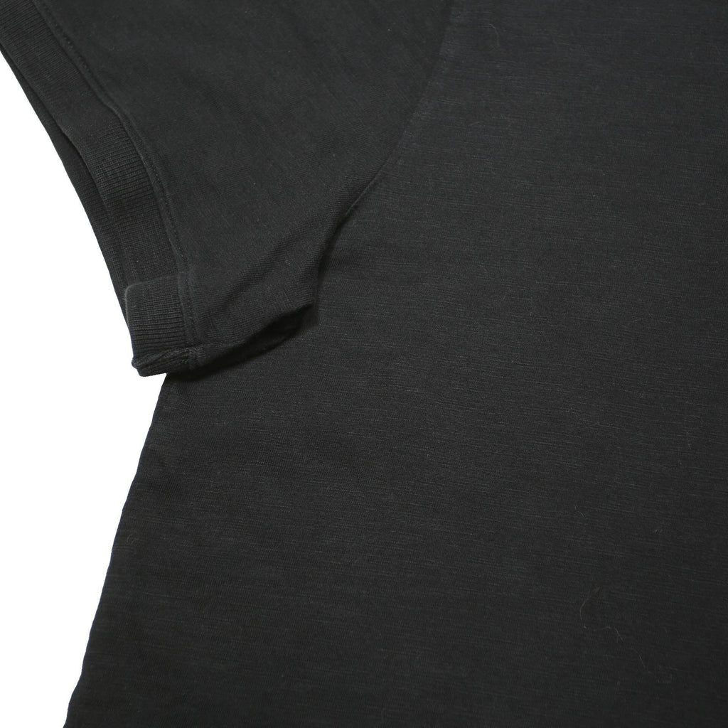 ARMANI EXCHANGE Mens Black Cotton Blend Short Sleeve Plain XL Polo Shirt Casual