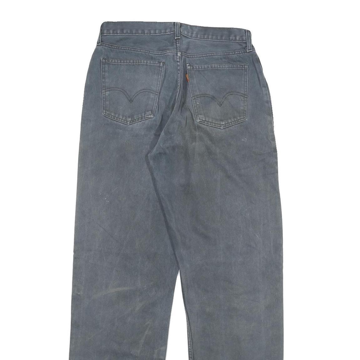 LEVI'S Mens Jeans Blue Regular Straight Denim Fair W28 L33 Button Cotton Blend