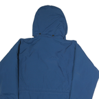 LL BEAN Womens Blue & Purple Outdoor Jacket L Polyester Zip Hooded Plain
