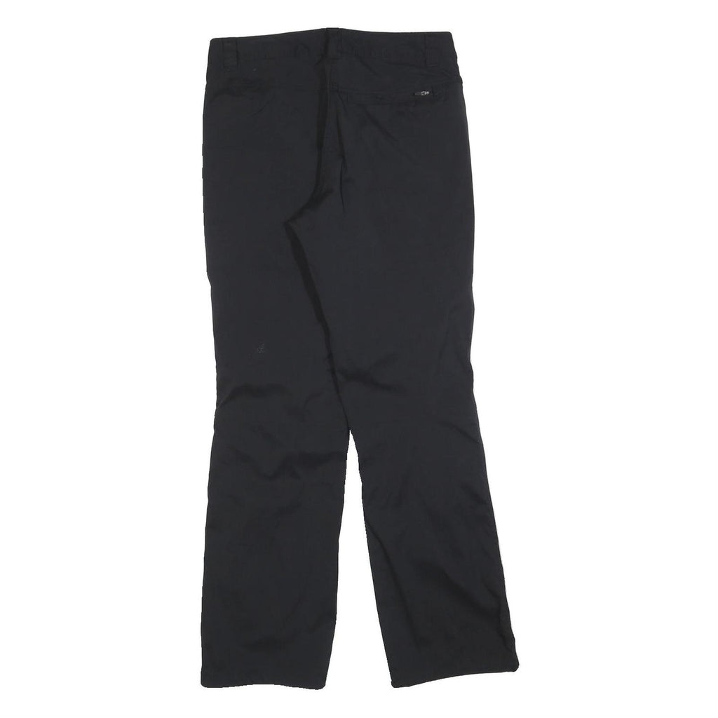 CRIVIT Womens Polyester Blend Black Regular Fit Straight Leg Trousers W30 L30