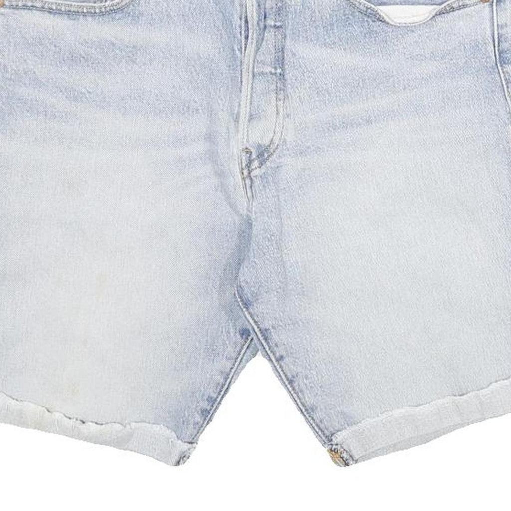 LEVI'S Mens Denim Blue Casual Shorts L W30 Faded Style Classic Fit