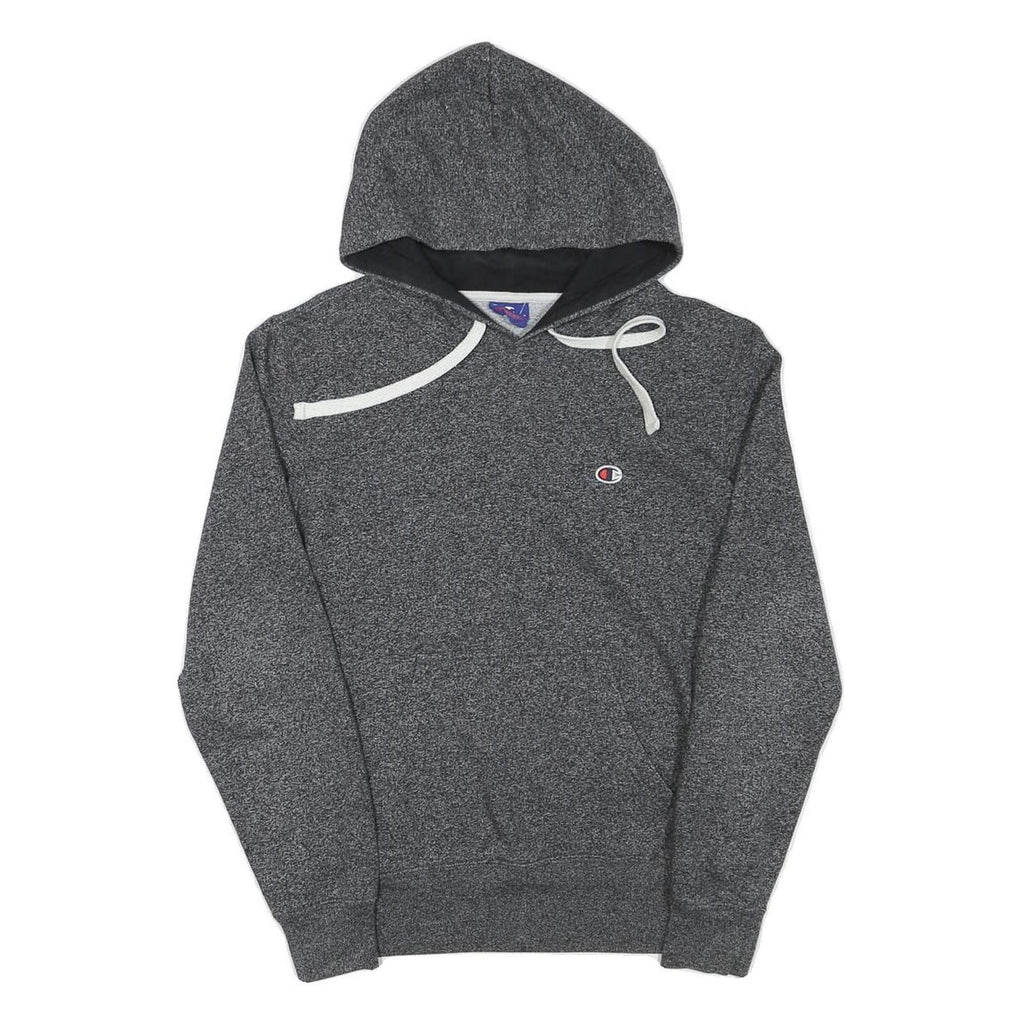 CHAMPION Mens Grey Hoodie S Cotton Blend Pullover Casual Sportswear