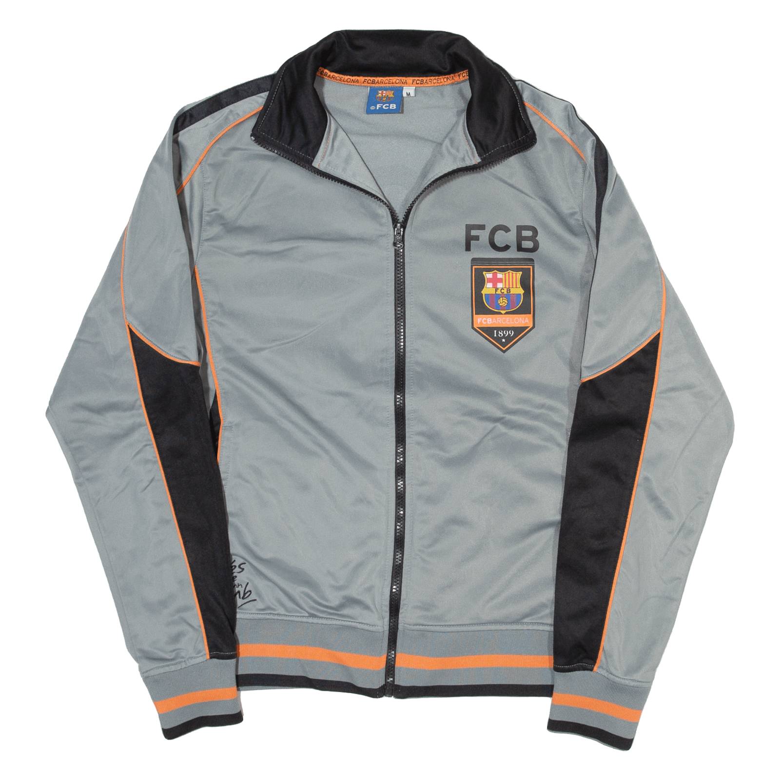 FCB Mens Track Jacket Black M