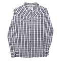 LEVI'S Mens Blue & White Checked Shirt M Classic Fit Casual Button Shirt