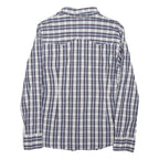 LEVI'S Mens Blue & White Checked Shirt M Classic Fit Casual Button Shirt
