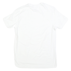 NAUTICA Womens White Crew Neck Short Sleeve Classic Fit T-Shirt M Plain Cotton