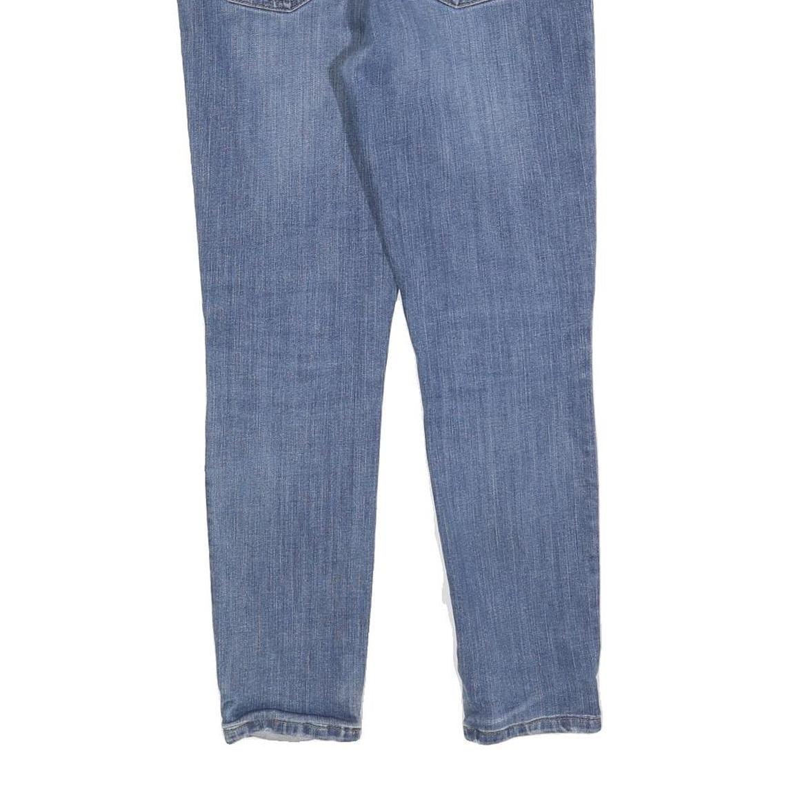 TOMMY HILFIGER Womens Slim Blue Denim Jeans W30 L27 Zip Closure Cotton Blend