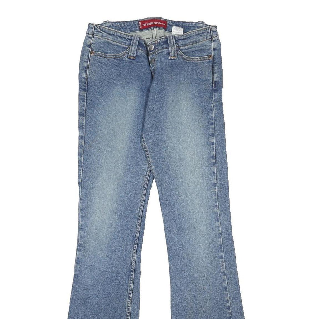 LEVI'S 520 Womens Jeans Blue Regular Bootcut Denim Light W26 L33 Classic Style
