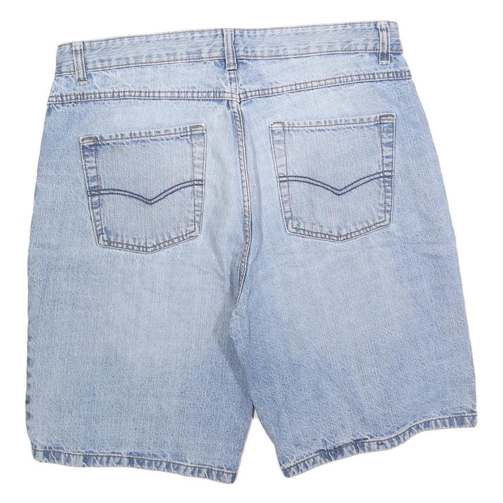 TWEED RIVER Mens Light Blue Denim Casual Shorts XL W38 Cotton Blend Relaxed Fit