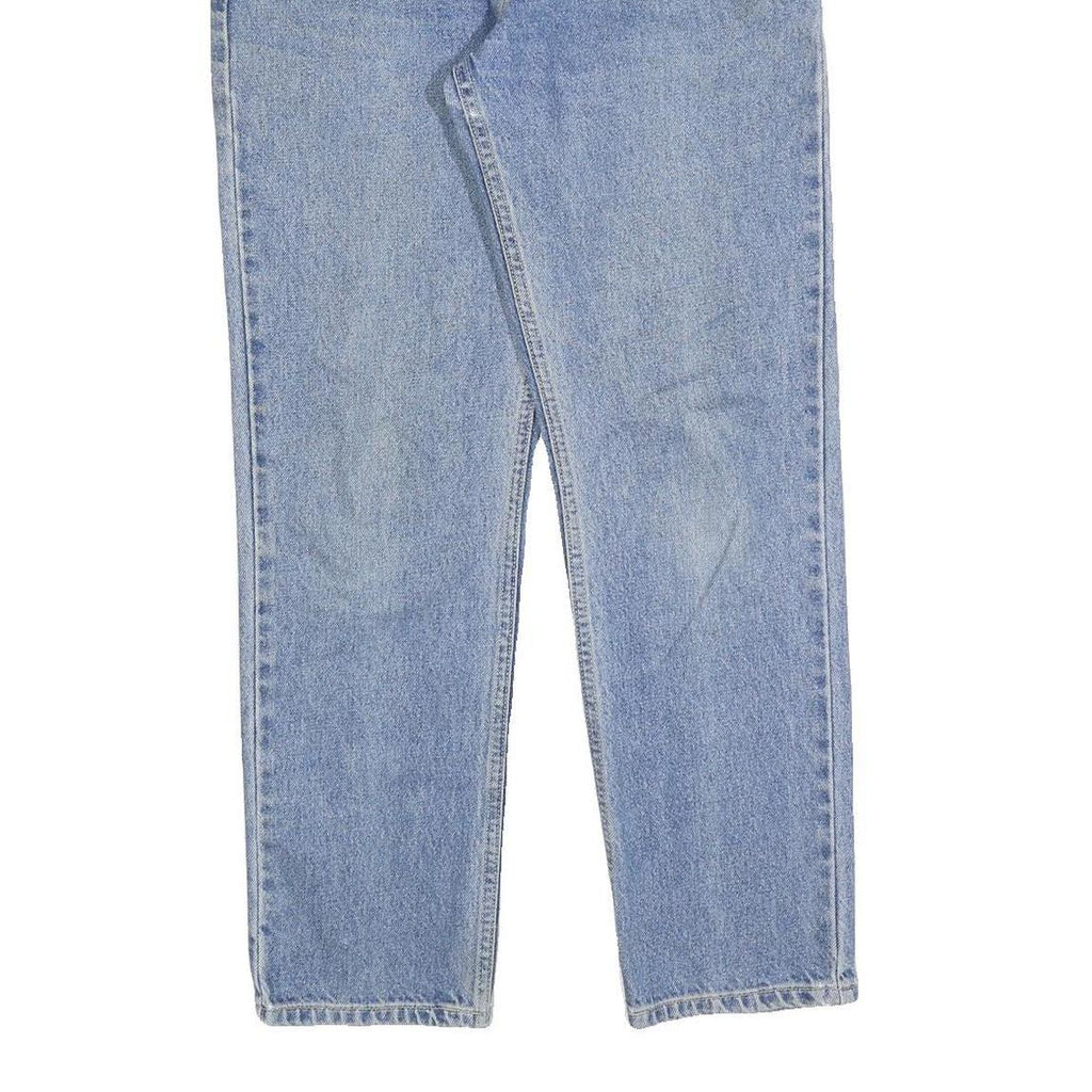 TOMMY HILFIGER Womens Regular Blue Denim Raw Jeans W27 L27 Classic Cotton Blend