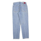 TOMMY HILFIGER Womens Regular Blue Denim Raw Jeans W27 L27 Classic Cotton Blend