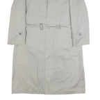 BUGATTI Mens Beige Cotton Trench Jacket XL Button Closure Classic Fit Stylish