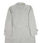 BUGATTI Mens Beige Cotton Trench Jacket XL Button Closure Classic Fit Stylish