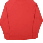 CHAMPION Mens Red Pullover Hoodie M Classic Logo Cotton Sweatshirt
