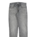 CARHARTT Mens Slim Grey Denim Slim Jeans W28 L32 Durable Casual Style