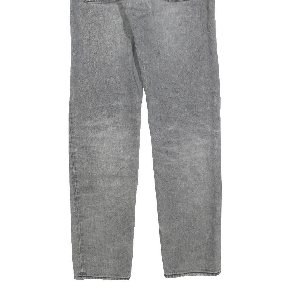 CARHARTT Mens Slim Grey Denim Slim Jeans W28 L32 Durable Casual Style