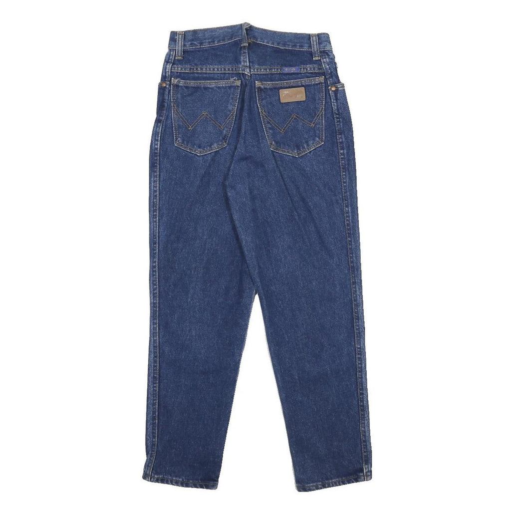 WRANGLER Womens Blue Regular Fit Straight Leg Denim Jeans W24 L23 Classic Style